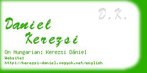 daniel kerezsi business card